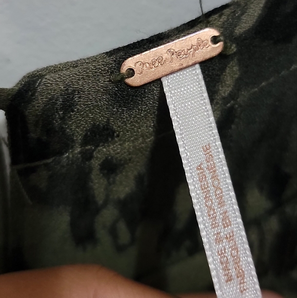 Free People Black And Dark Green Dress - Picture 8 of 16